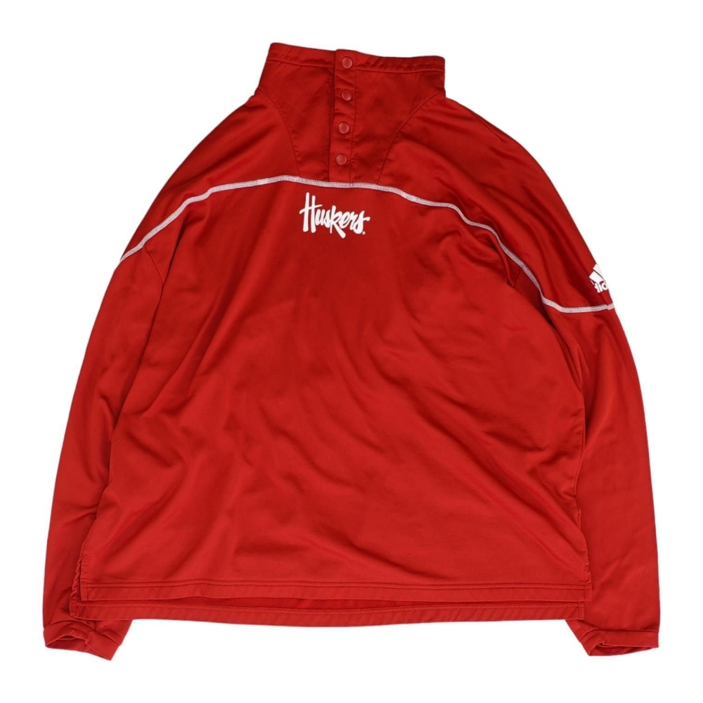Red Solid Sweatshirt Pullover